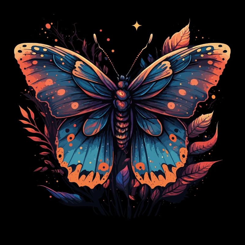 Lila Schmetterling