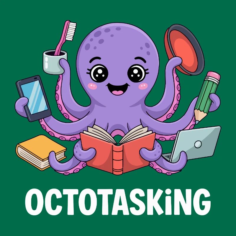 Octotasking Creature in Multitask Mode