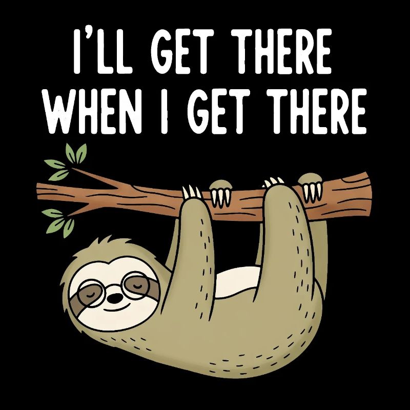 Casual Sloth Saying