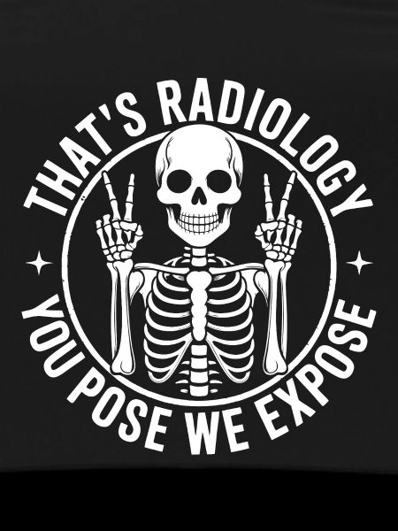 Radiology Pose: Skeleton Humor