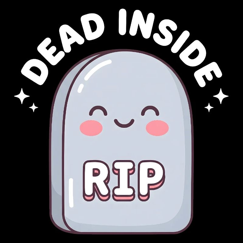 Cute RIP Tombstone Design