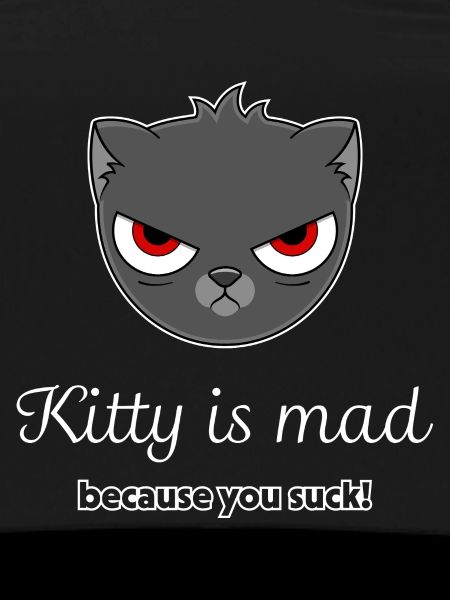 offended cat