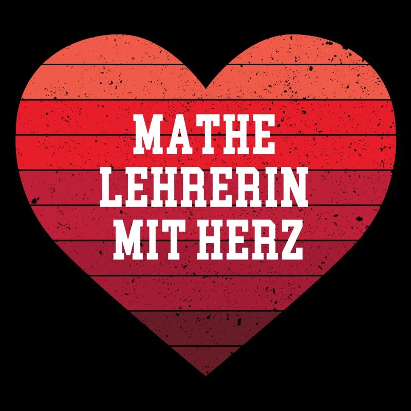 Mathe Lehrerin mit Herz Danke Beste Mathelehrerin