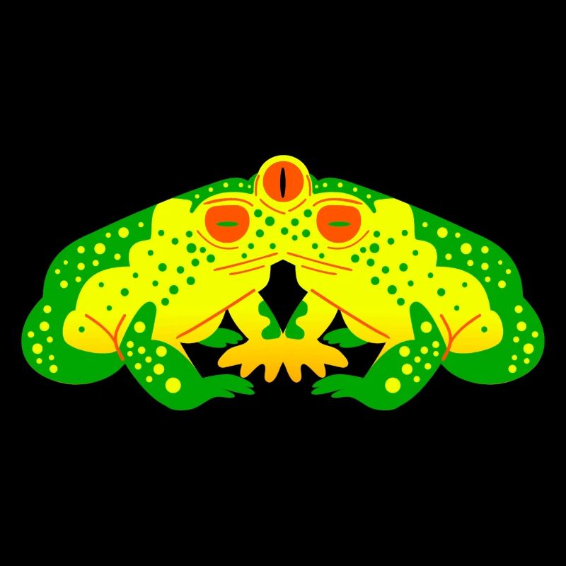 Spacy and psychedelic Frog