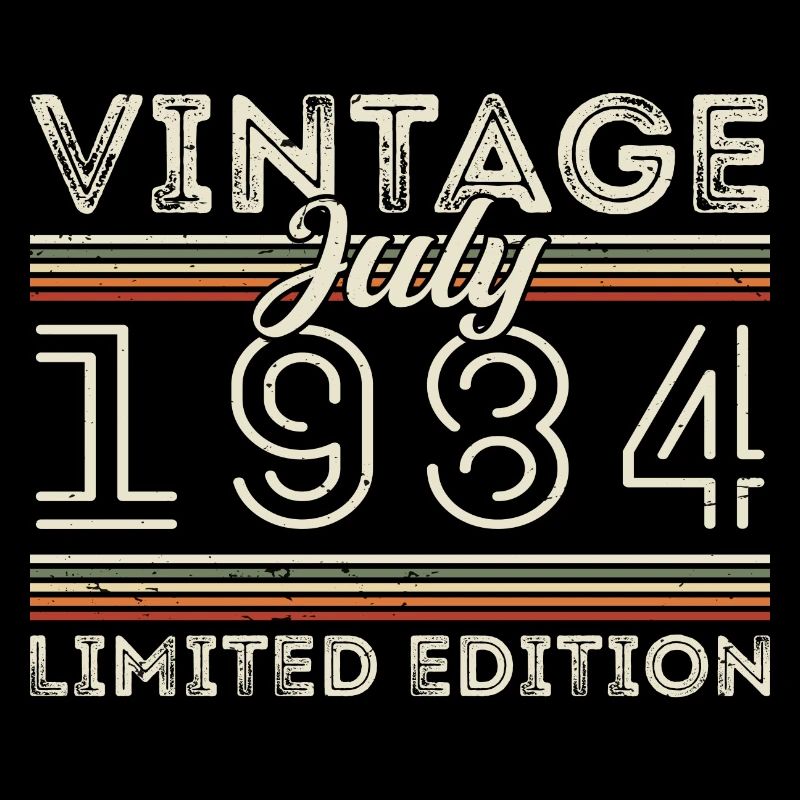 Juli 1984 Juli Geburtstagsgeschenk Juli 1984