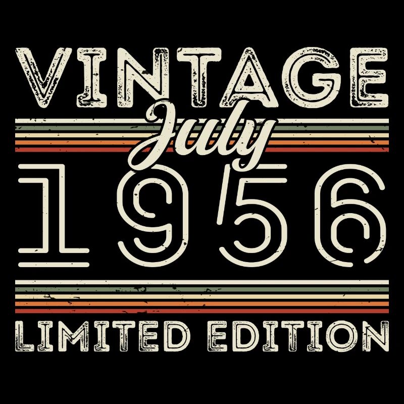 Juli 1956 Juli Geburtstagsgeschenk Juli 1956