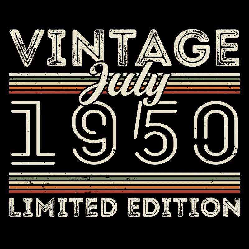 Juli 1950 Juli Geburtstagsgeschenk Juli 1950