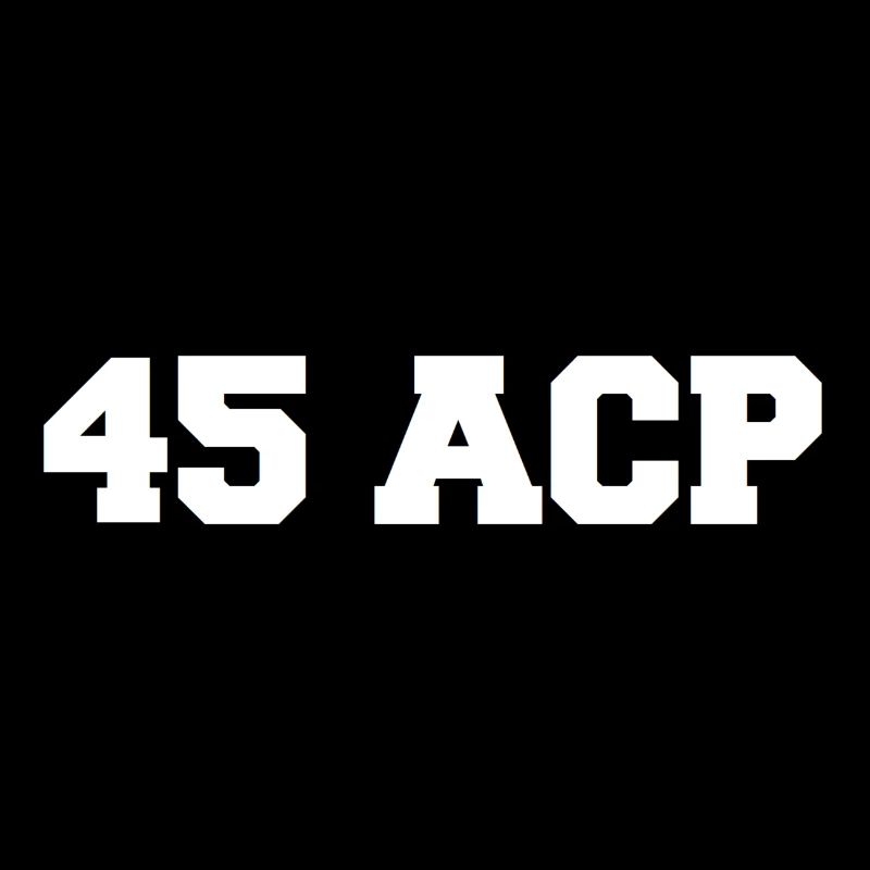 Just 45ACP white