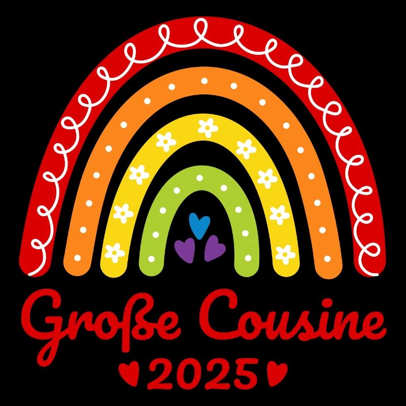 Boho Regenbogen Große Cousine 2025