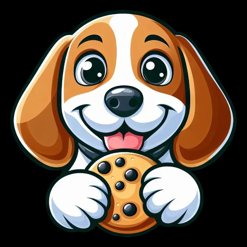 Mignon Beagle Chien Biscuits sucrés Dessert