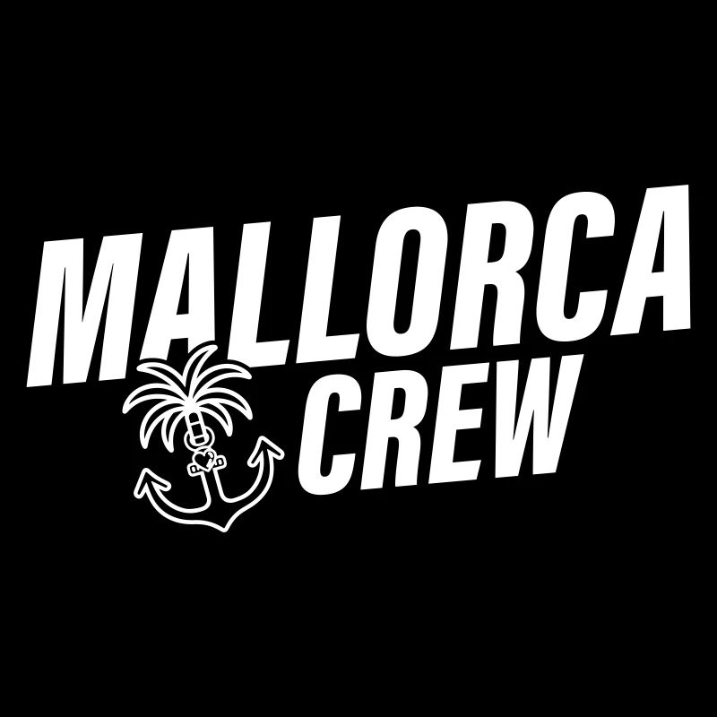 Mallorca Crew Anker Palme Herz Liebe