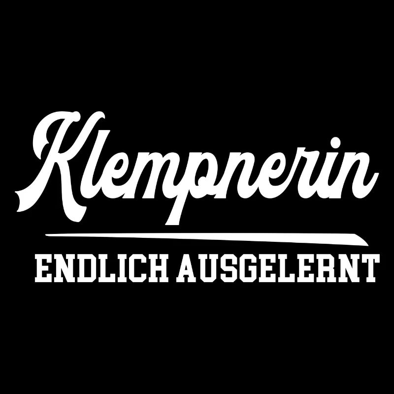 Klempnerin Endlich Ausgelernt Lehre Lehrling Azubi