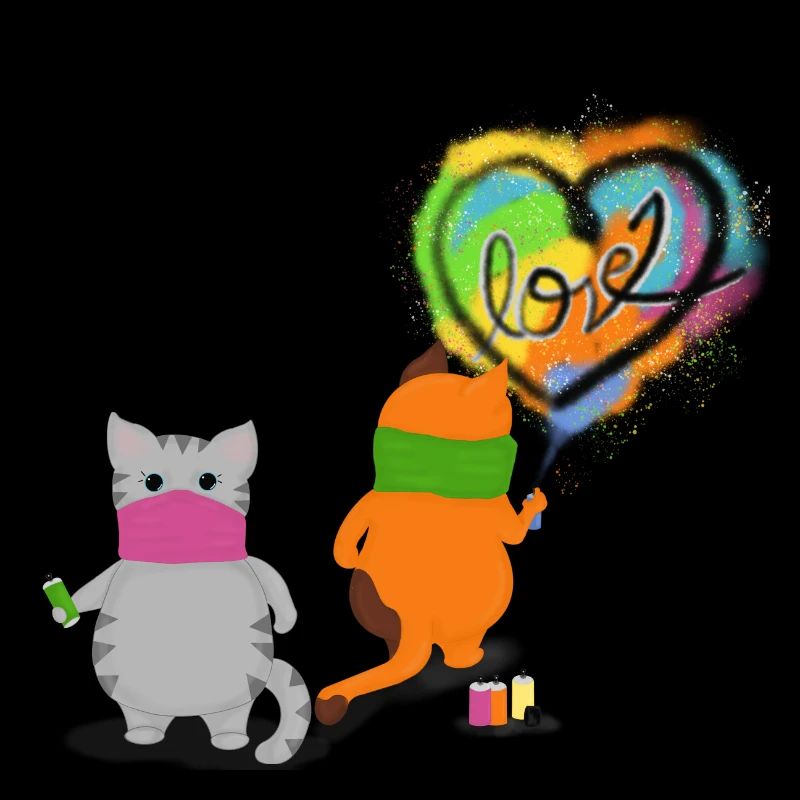 La guérilla du graffiti répand l’amour