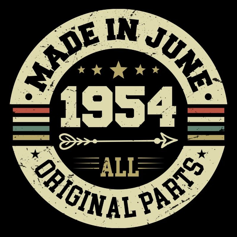 Juni 1954 Geburtstagsgeschenk Juni 1954 Juni 1954