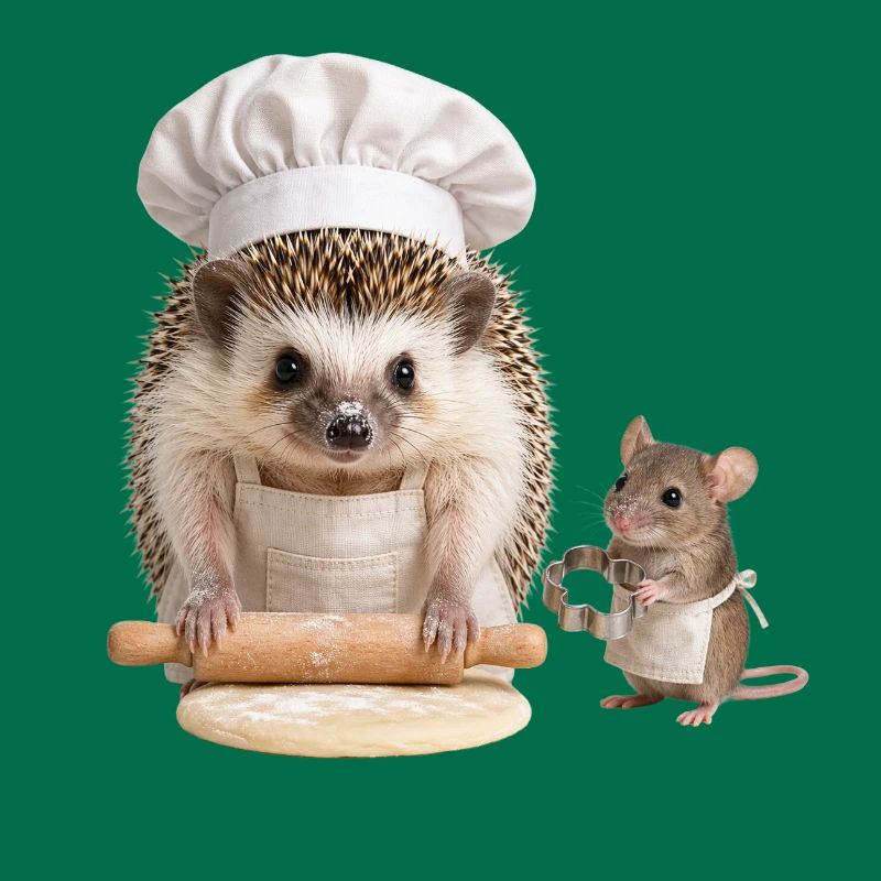 Igelbäcker mit Maushelfer