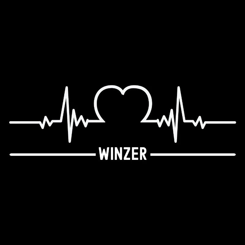 Winzer Herzschlag Herz EKG Winzerherzschlag