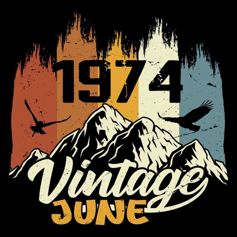 Geburtstag Legenden wurden im Juni 1974 geboren