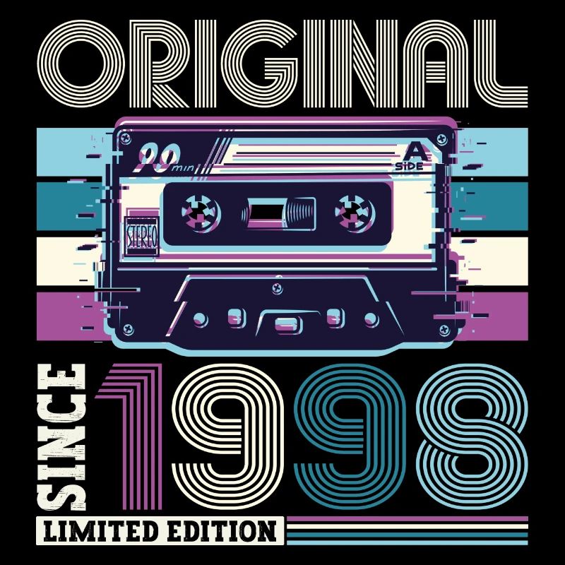Original 1998 24. Geburtstag Geschenk Herren