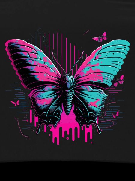 Painted Butterfly Vaporwave
