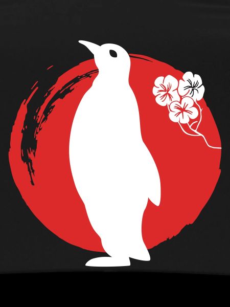 Penguin Silhouette Japanese