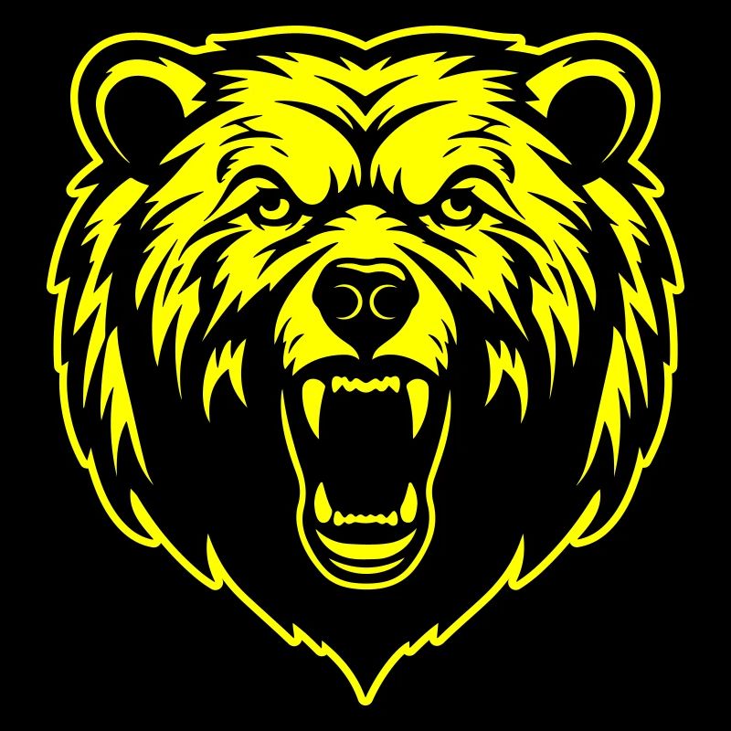 Grizzly Bear Head