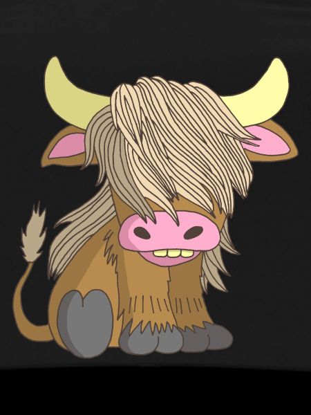 Long-haired cow