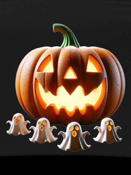 Halloween Pumpkin Ghosts