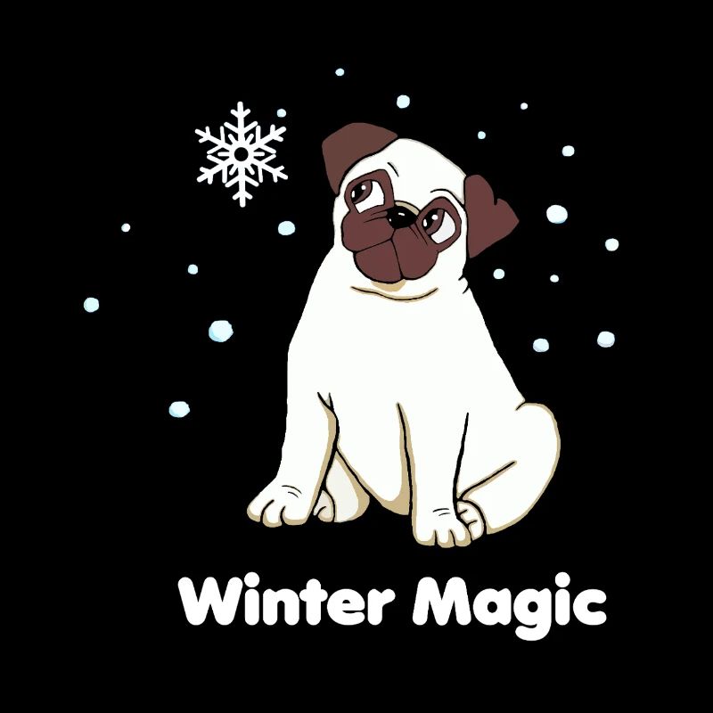 Winter Magic Pug