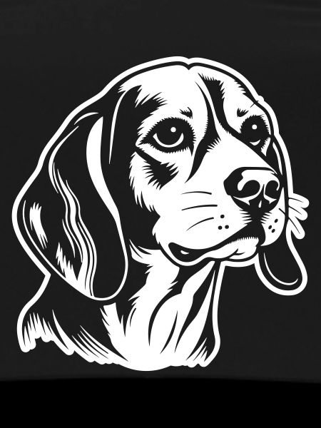 Beagle Dog Head