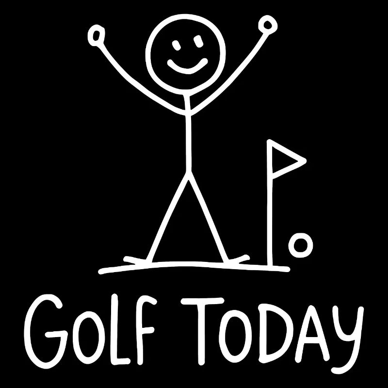 Golf Today Golfspieler Humor Geschenkidee Golfer