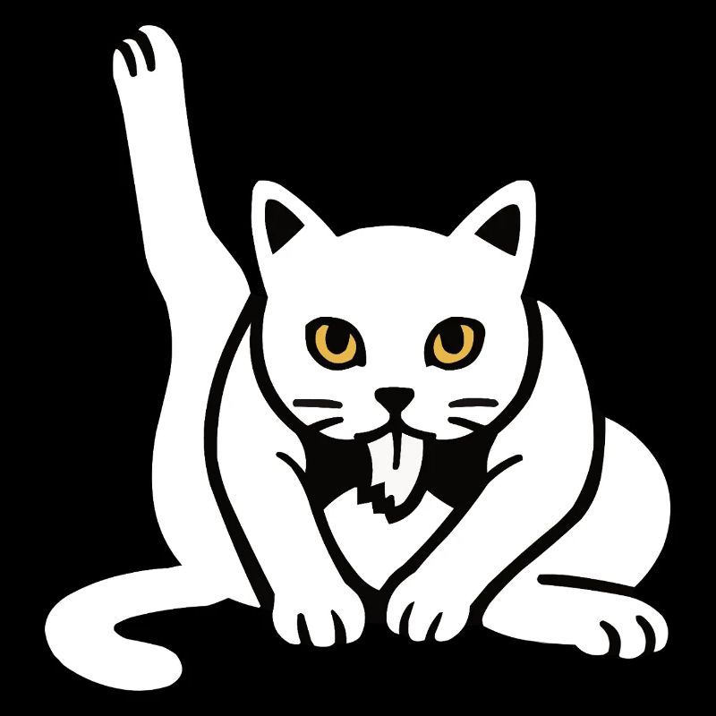 Drôle de chat chats chat amoureux chaton