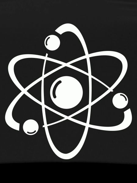 Atomic Model Line Art