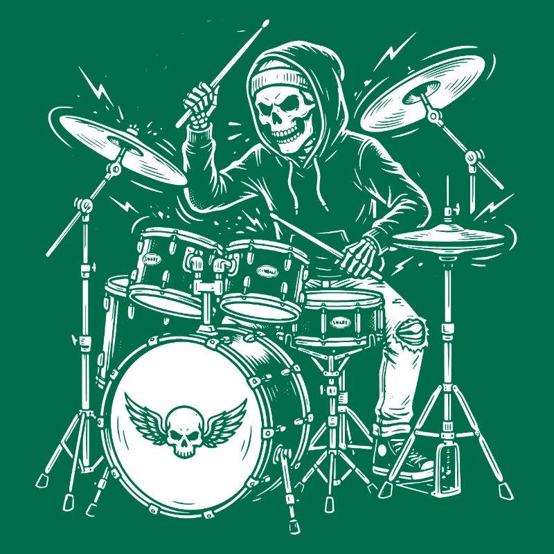 Grim Drummer Skeleton