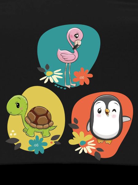 Flamingo Turtle Penguin