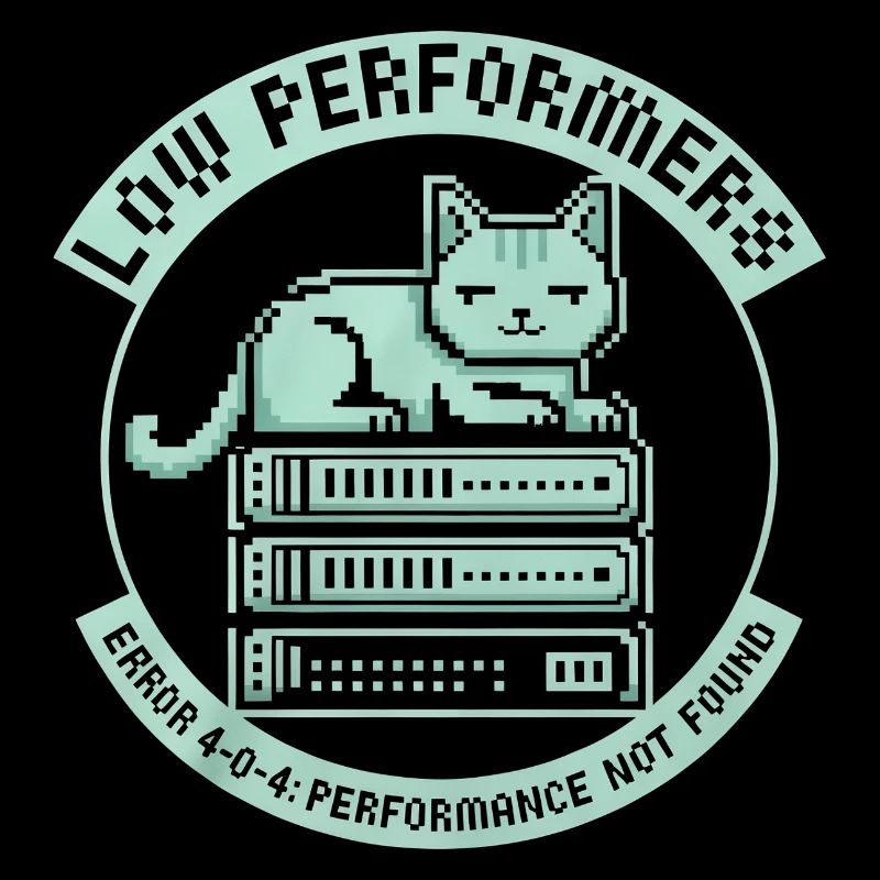 Low Performers Cat Server Pixel Art
