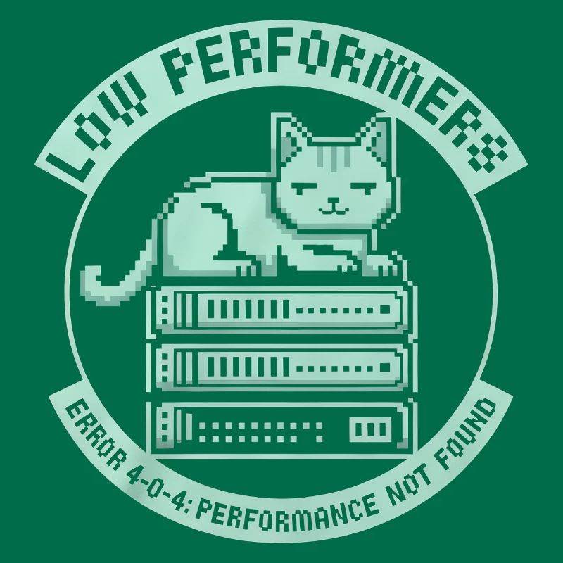 Low Performers Cat Server Pixel Art
