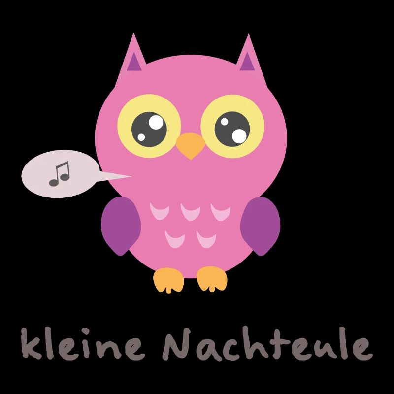 Kuschelige Eule mit Singender Note