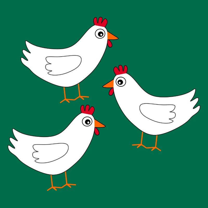 Chicken White White Chickens Hens Easter