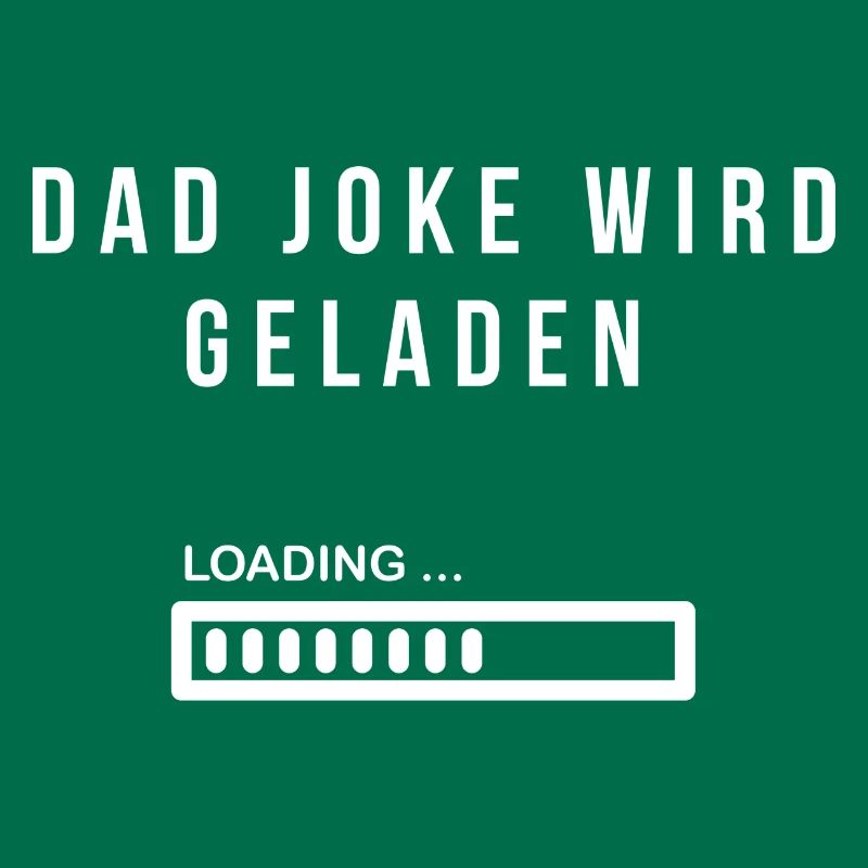 Dad joke wird geladen. Lustiges Geschenk