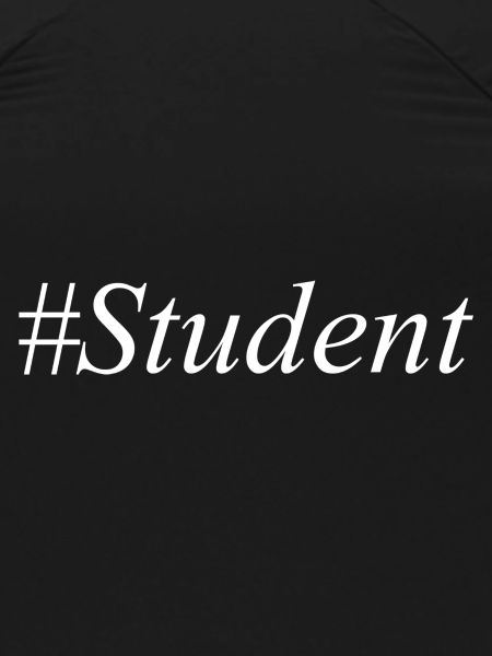 #Student Logo White