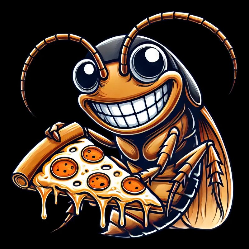 cockroach pizza pizza lover fast food cool