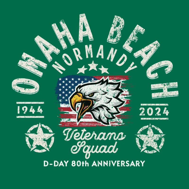 Omaha beach D DAY veterans squad