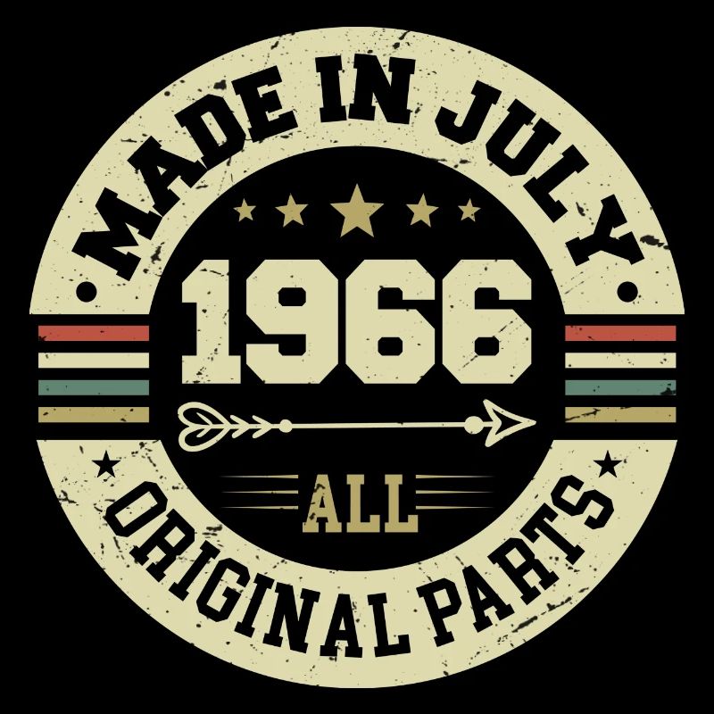 Juli 1966 Geburtstagsgeschenk 1966 I Made in July