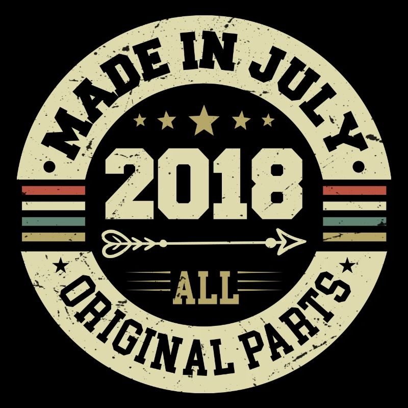 Juli 2018 Geburtstagsgeschenk 2018 I Made in July