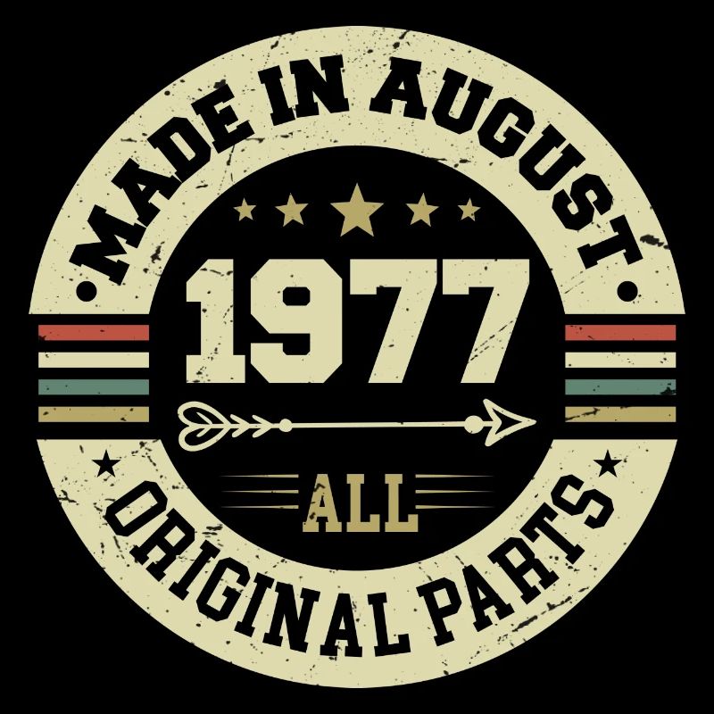 August 1977 Birthday present August 1977 August