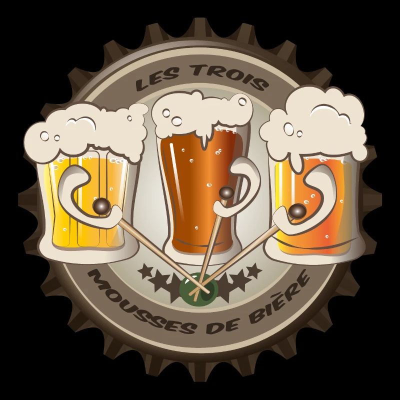 Les Trois Mousses de Bière capsule