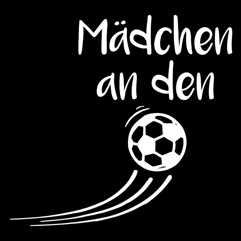 Mädchen an den Ball