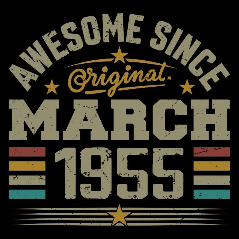 March 1955 Birthday Vintage 1955 Gift Idea