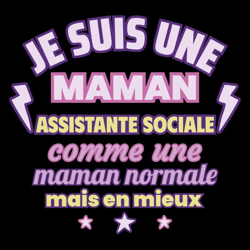 Maman assistante sociale, cadeau fête des mères