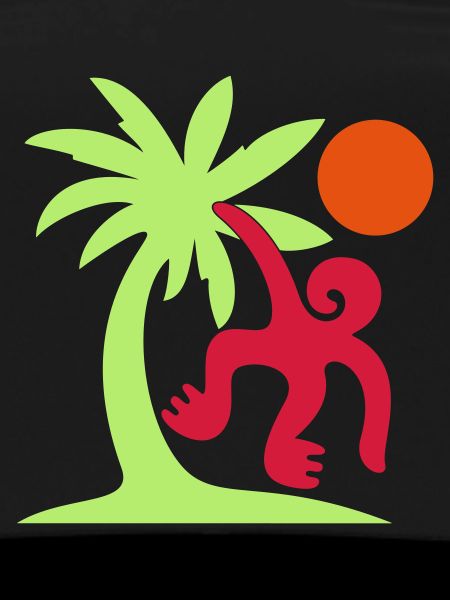 Affe Palme Sonne